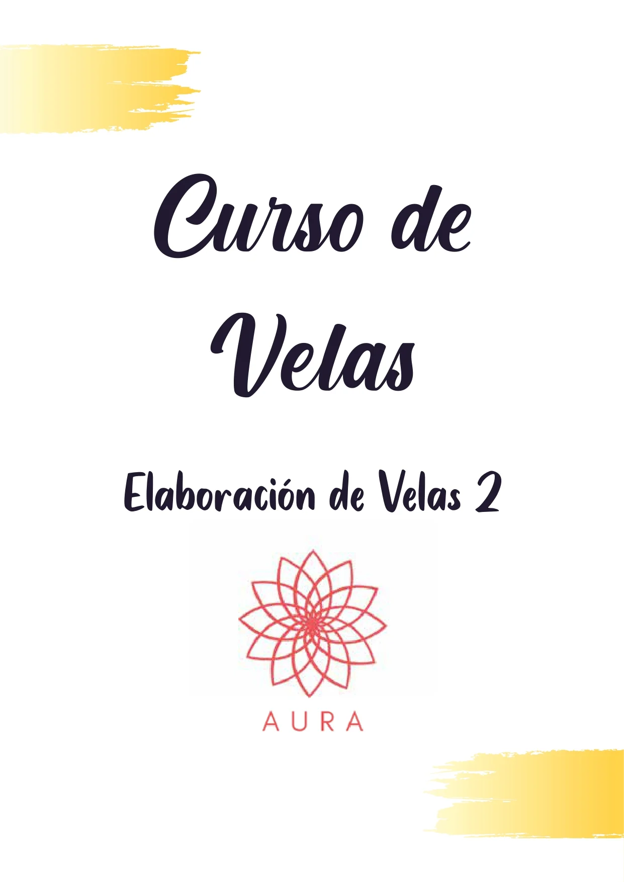 Portada - Curso de Velas Elaboración de Velas 2
